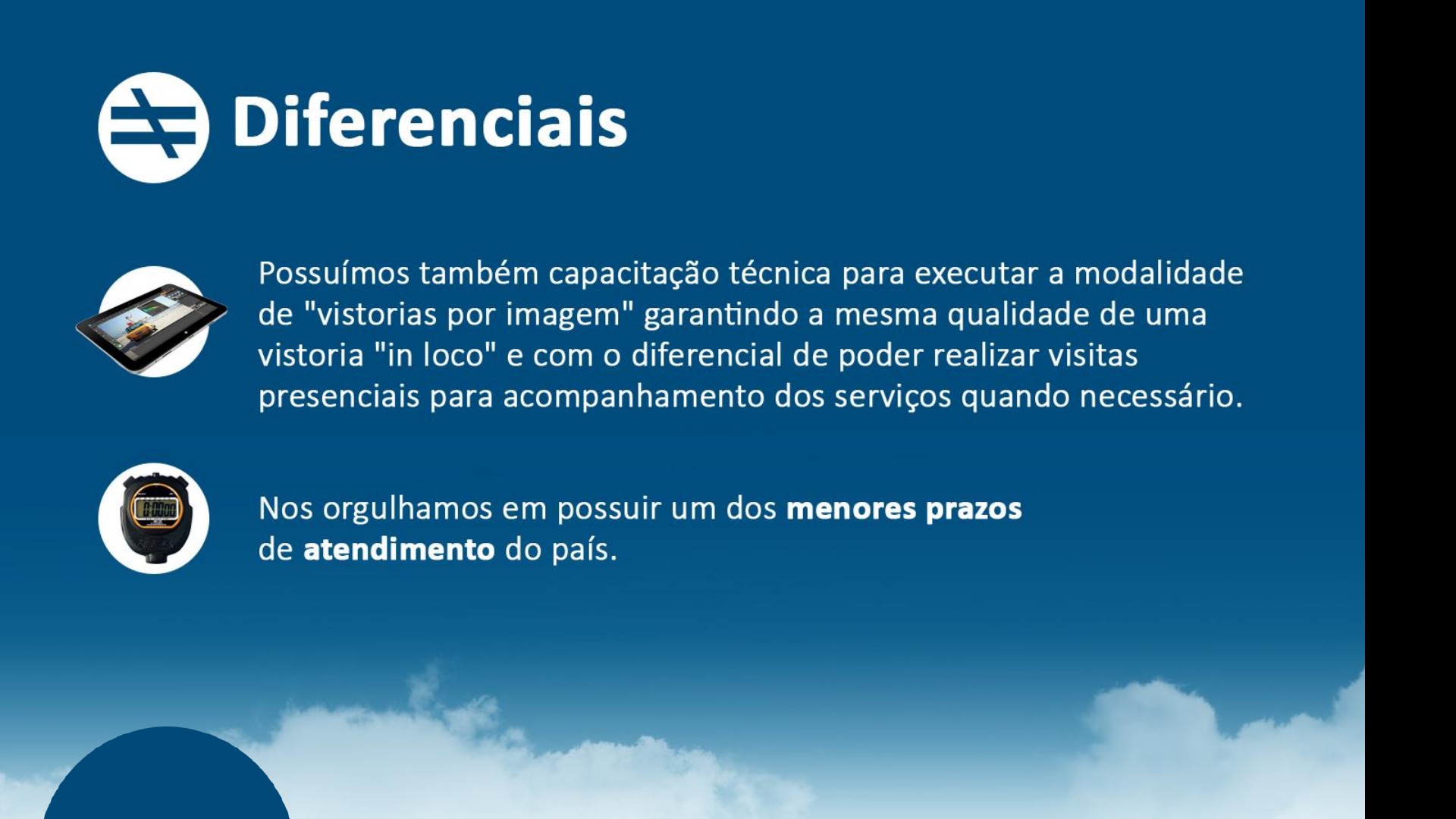 Diferenciais operacionais da Fratec